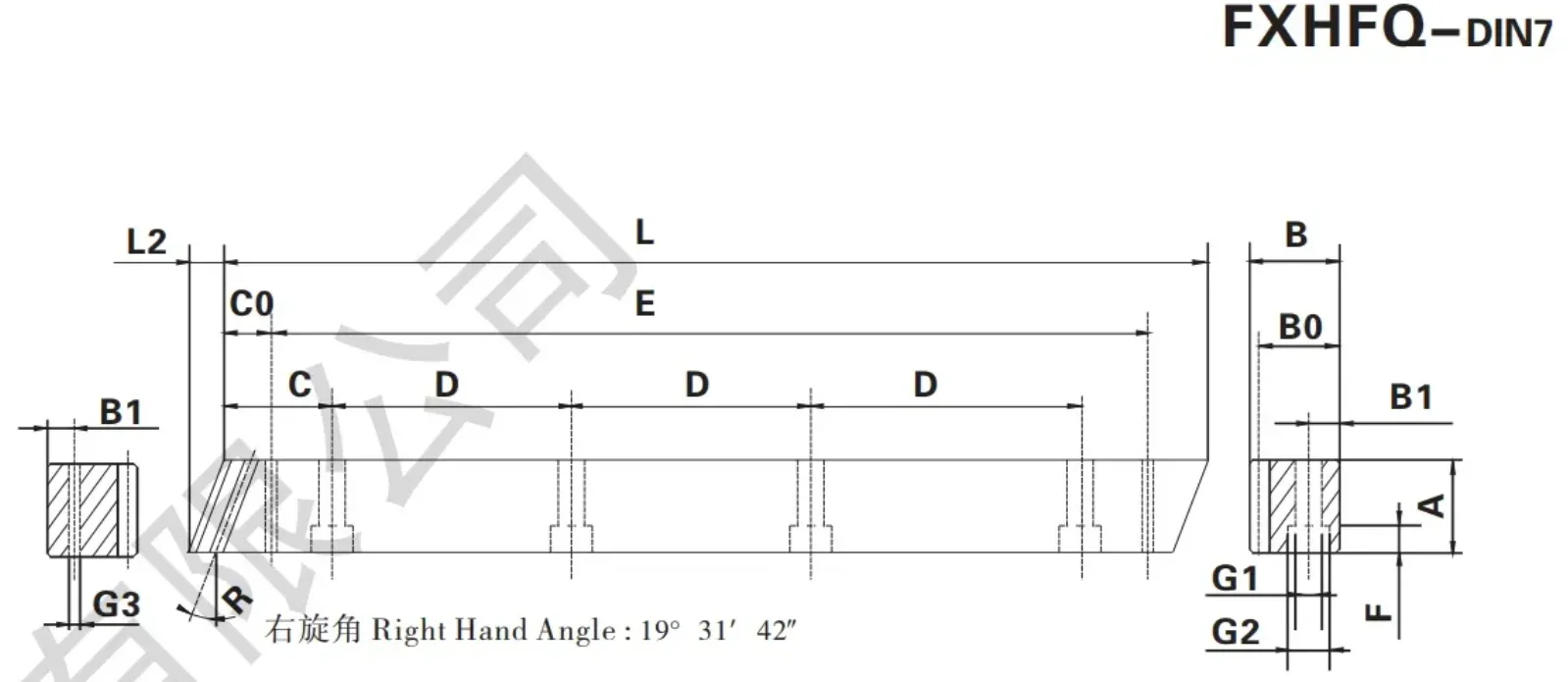 Scaffali ad alta precisione FXSFQ-DIN7