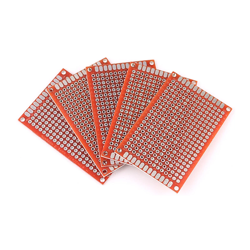 15 pz giallo 4x6cm doppio lato prototipo fai da te universale circuito stampato PCB scheda Protoboard PCB Kit Breadboard Set