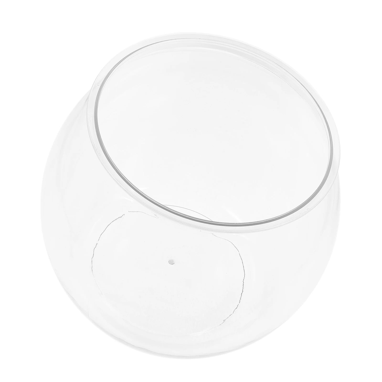 

Desktop Small Aquarium Transparent Plastic Shatterproof Goldfish Bowl Easy Maintenance Household Fish Breeding Box