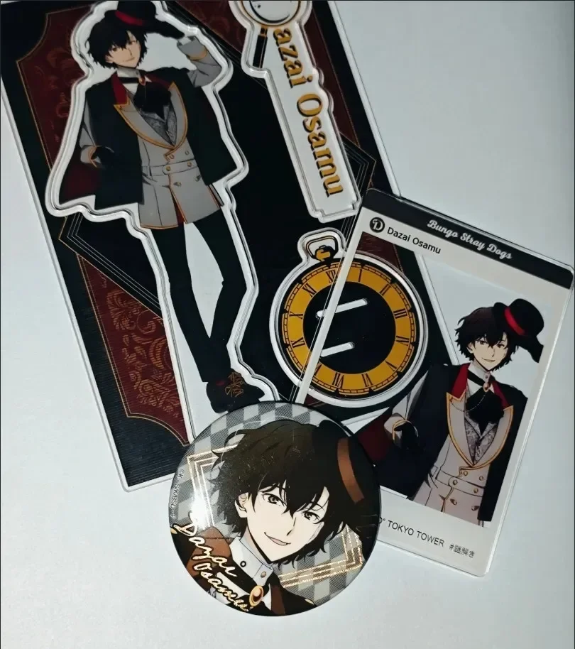 Dazai Osamu acrylic Stand Bungo Stray Dogs Anime goods Collection figure display badge desk decor Ornament accesorios cute gift