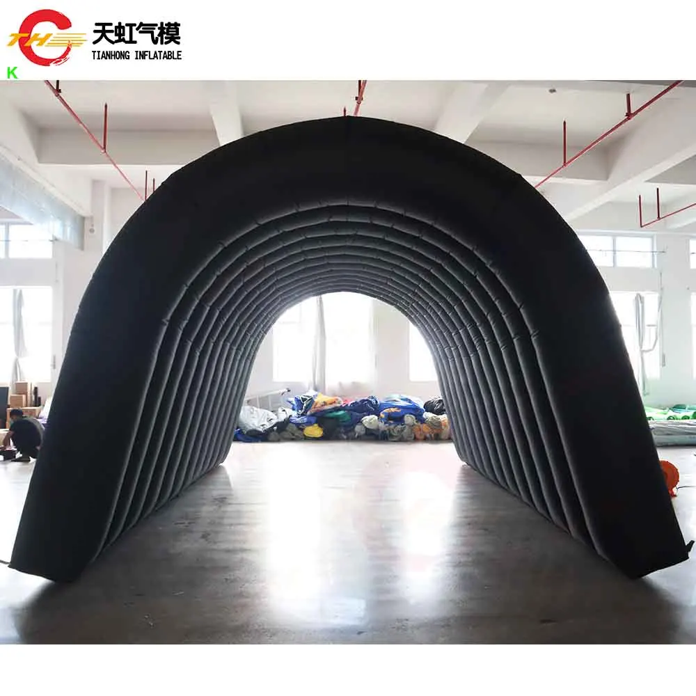 Fast Ship Colorful Inflatable Tunnel Tent with Blower Air Blow Up Inflatable Lawn Tent for Party Events