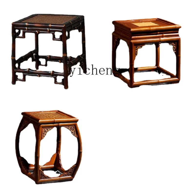 

Zk Living Room Balcony Dining Room New Chinese High-End Dining Stool Bedroom Makeup Stool Chinese Stool