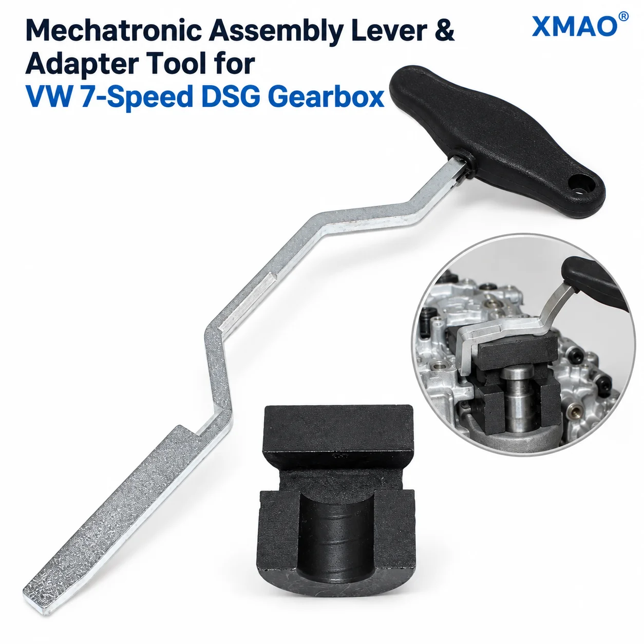 Mechatronic Assembly Lever Adapter Tool for VW 7-Speed DSG Gearbox Transmission Repair Electromechanical Unit Service Tool