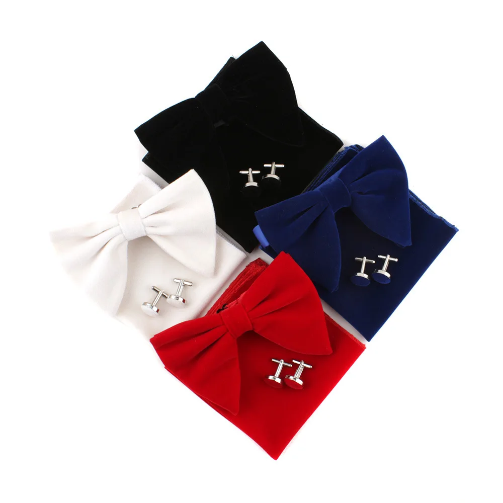 

Мужской большой фрак, предварительно завязанный флисовый мужской ретро, большой рог, свадебное платье, галстук-бабочка