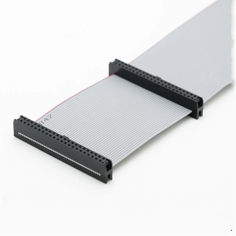 Custom IDE Laptop Hard Drive Ribbon Cable 44 Pin Female to Female F F Extension Data Cable Line Dual Device Storage Accessory