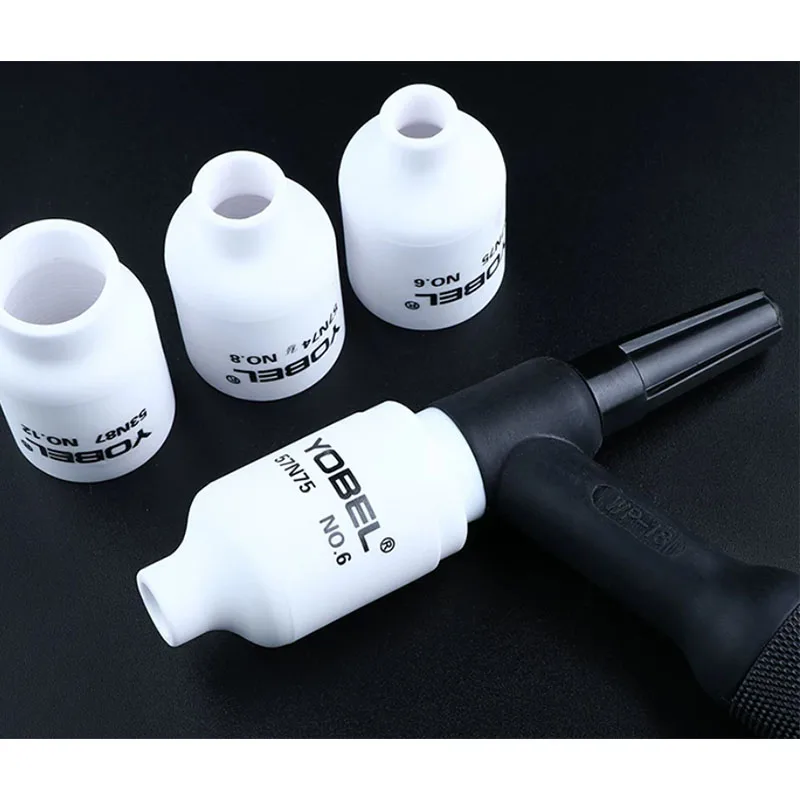 4PCS/10PCS High Concentricity Ceramic Nozzle for Argon Arc Welding Machine Precision Welding Nozzle Accessory