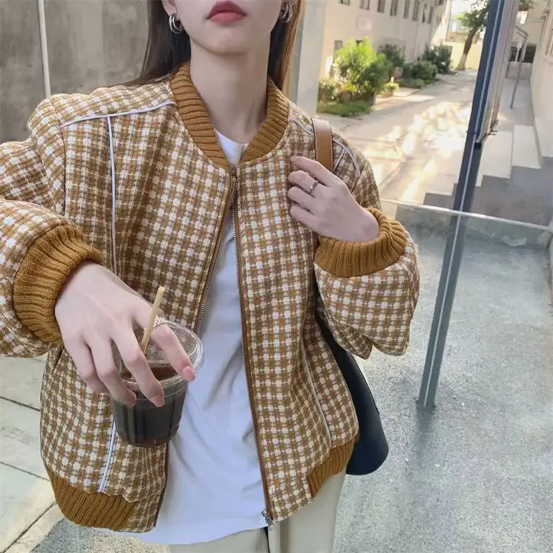 Student Spring New Korean Loose Temperament Houndstrap Popular Baseball Suit 2
