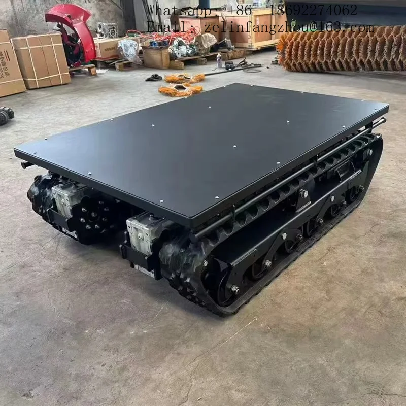 Industrial Remote Control Mini Rubber Track Hydraulic Undercarriage Chassis Customizable Heavy Duty Robot Platform Pro