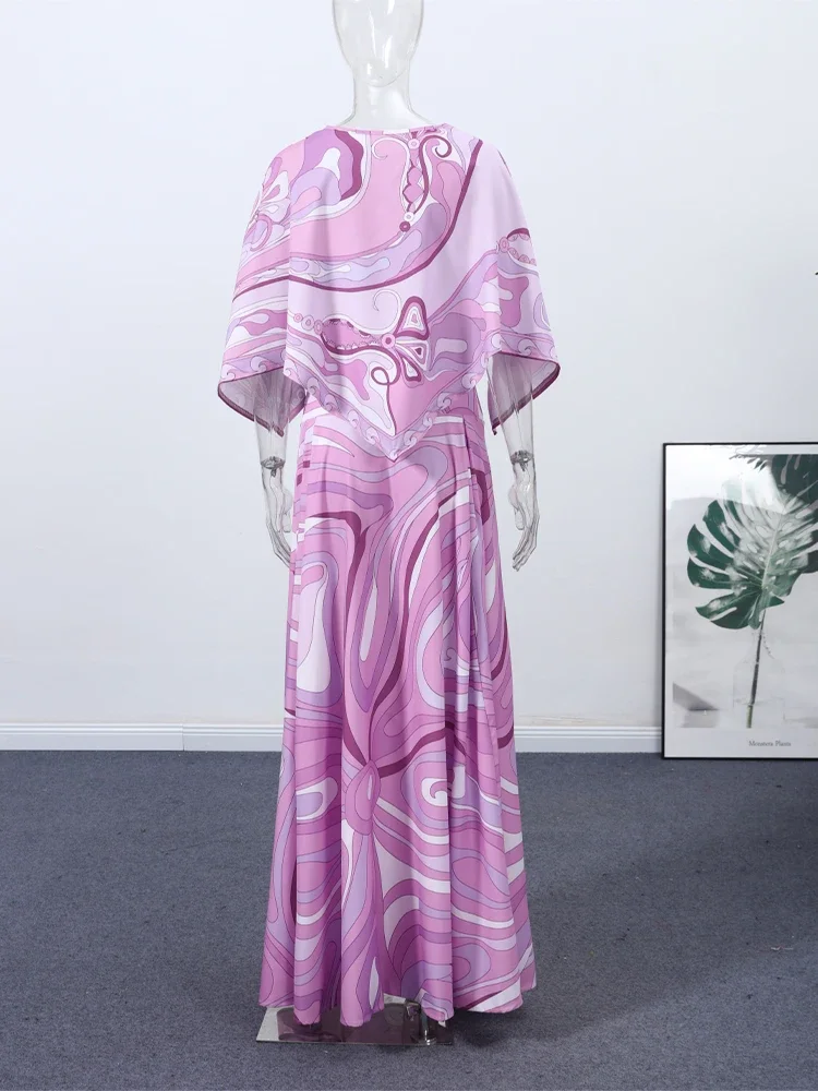 Loose Printed Shirt Skirt Suits Women Beach Irregular Full Sleeve Top Female Sets 2026 High Waisted Long Skirt Ladies Outfits view 6