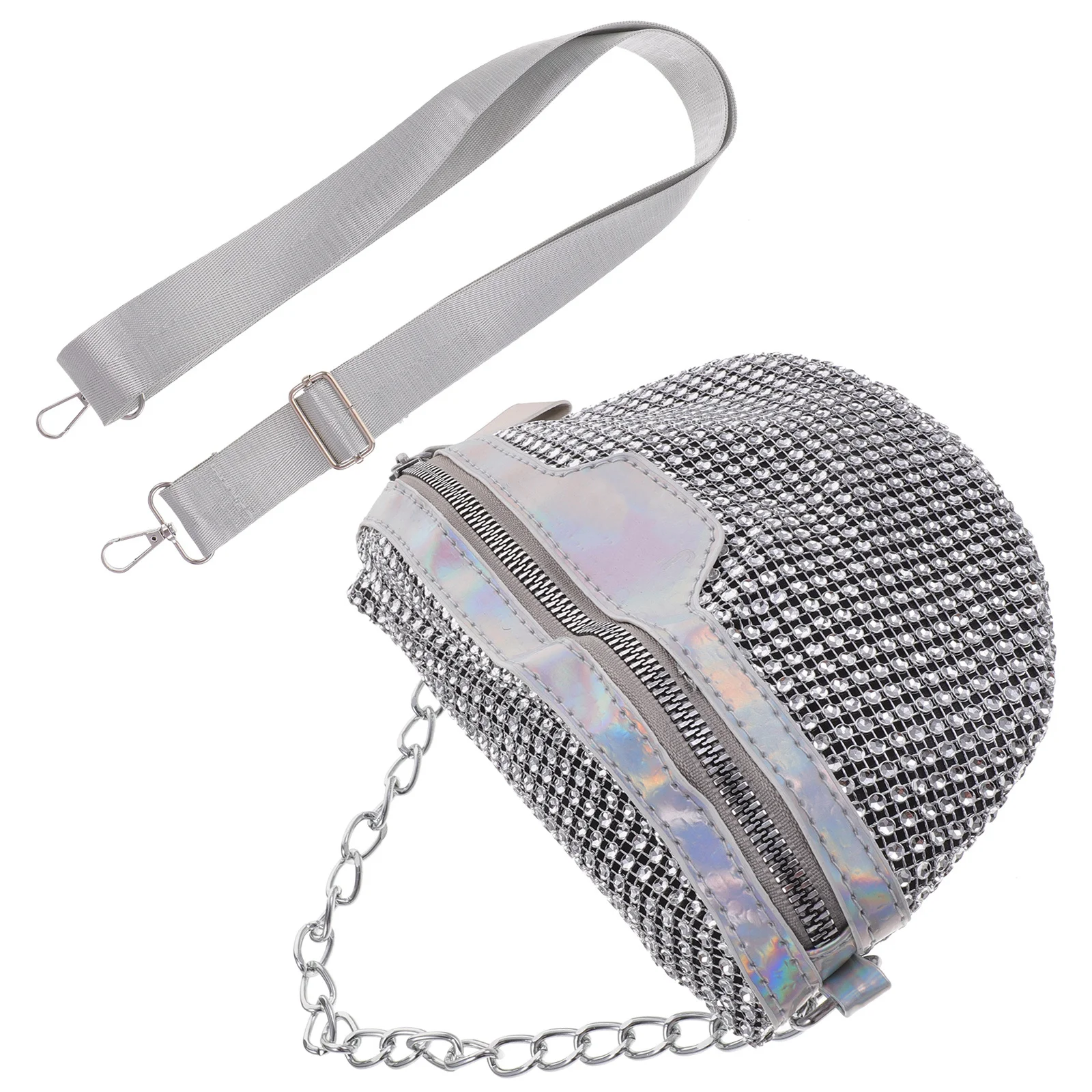 

Shiny Women Fanny Pack High-Grade Material Lightweight Waist Bag for Travel Shopping Work Outdoor Daily Use Storage Pouch