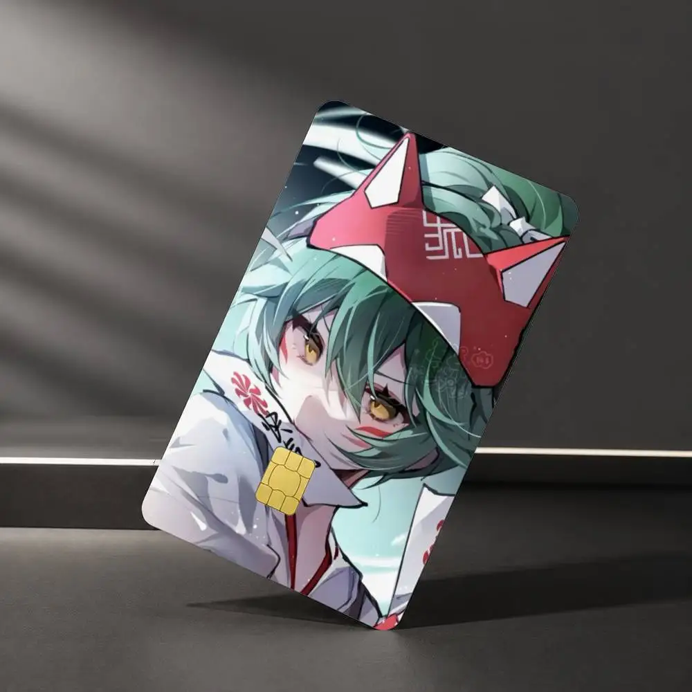 New O-Overwatch Kiriko Sticker Film Tape Skin for Credit Card Debit Card Waterproof Stickers