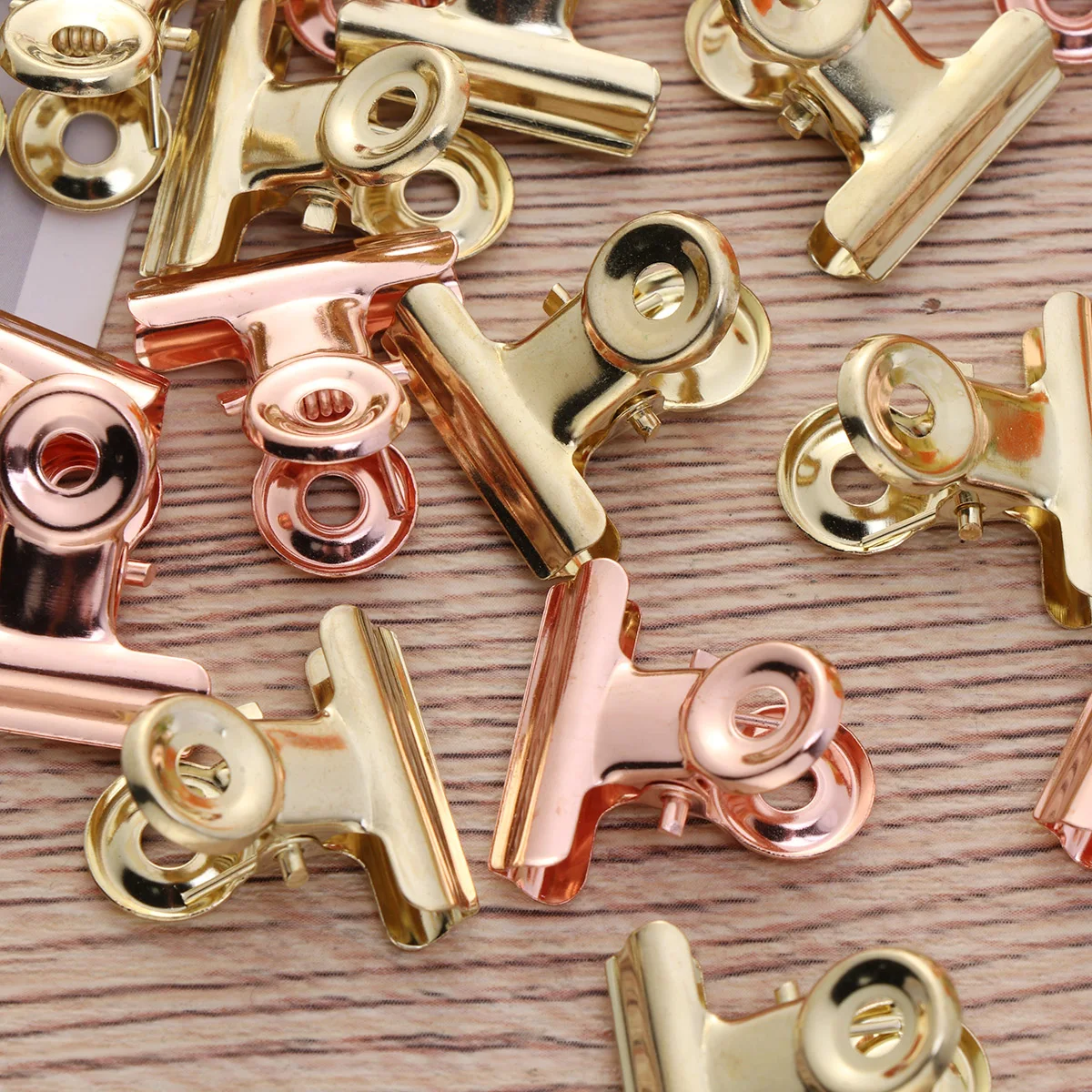 

40 Pcs Metal Clip Paper Clips Daily Stationery Financial Binder Office Supplies