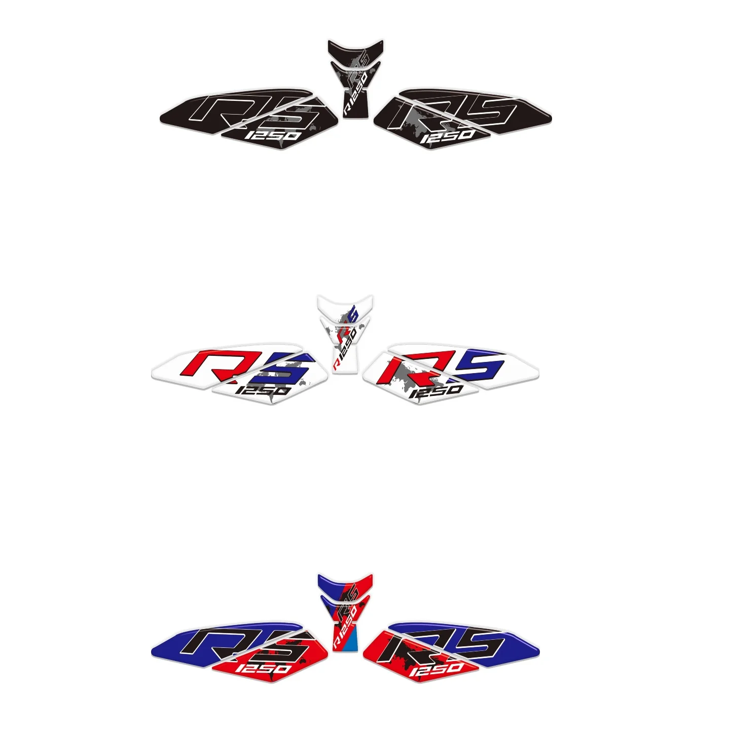 3D Gel Sticker for Motorcycle Tank Protection Compatible BMW R1250RS