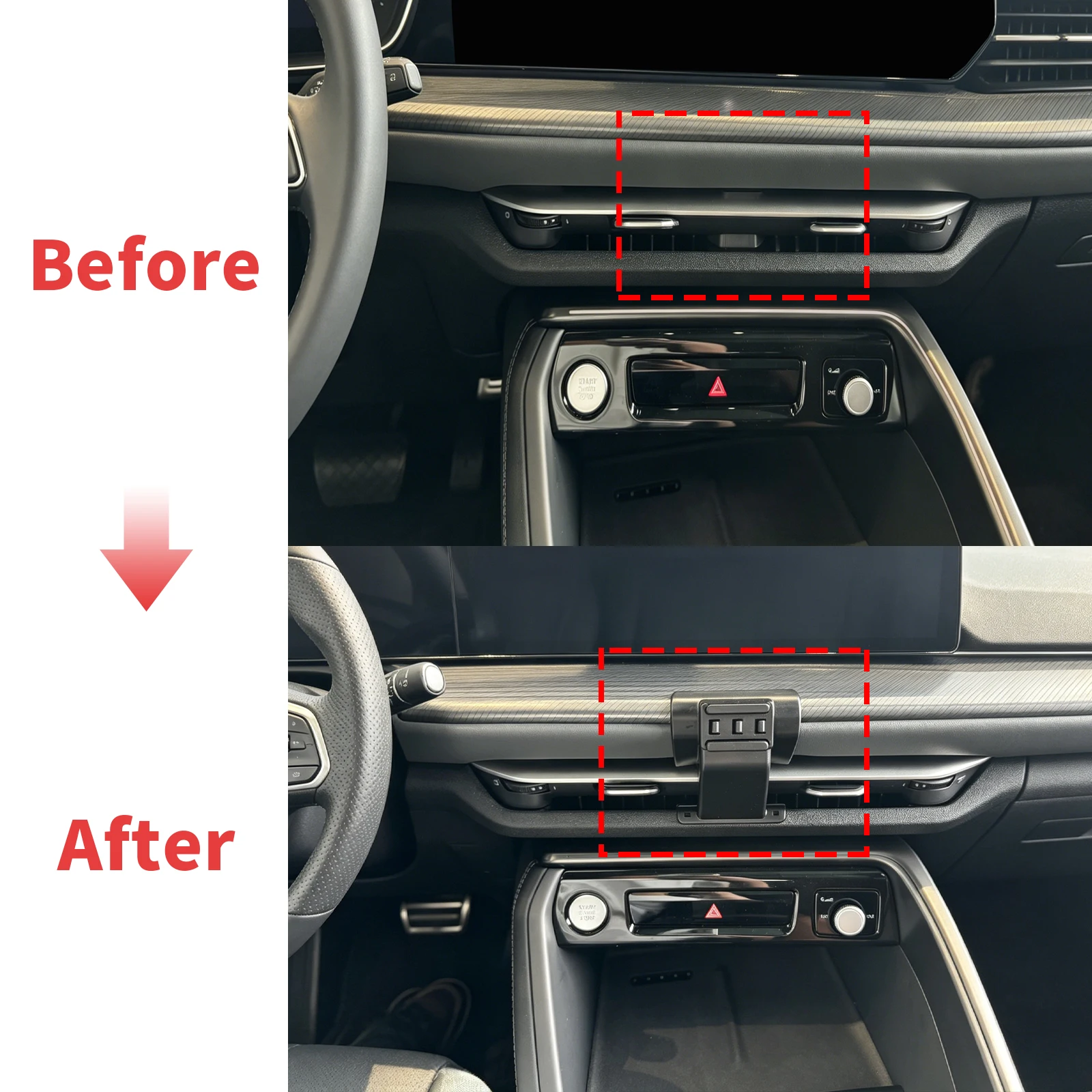 for Audi Q5 SQ5 TFSI E Sportback 2026 2027 2028 Auto Phone Holder Mount GPS Navigation Bracket Stable Car Accessories