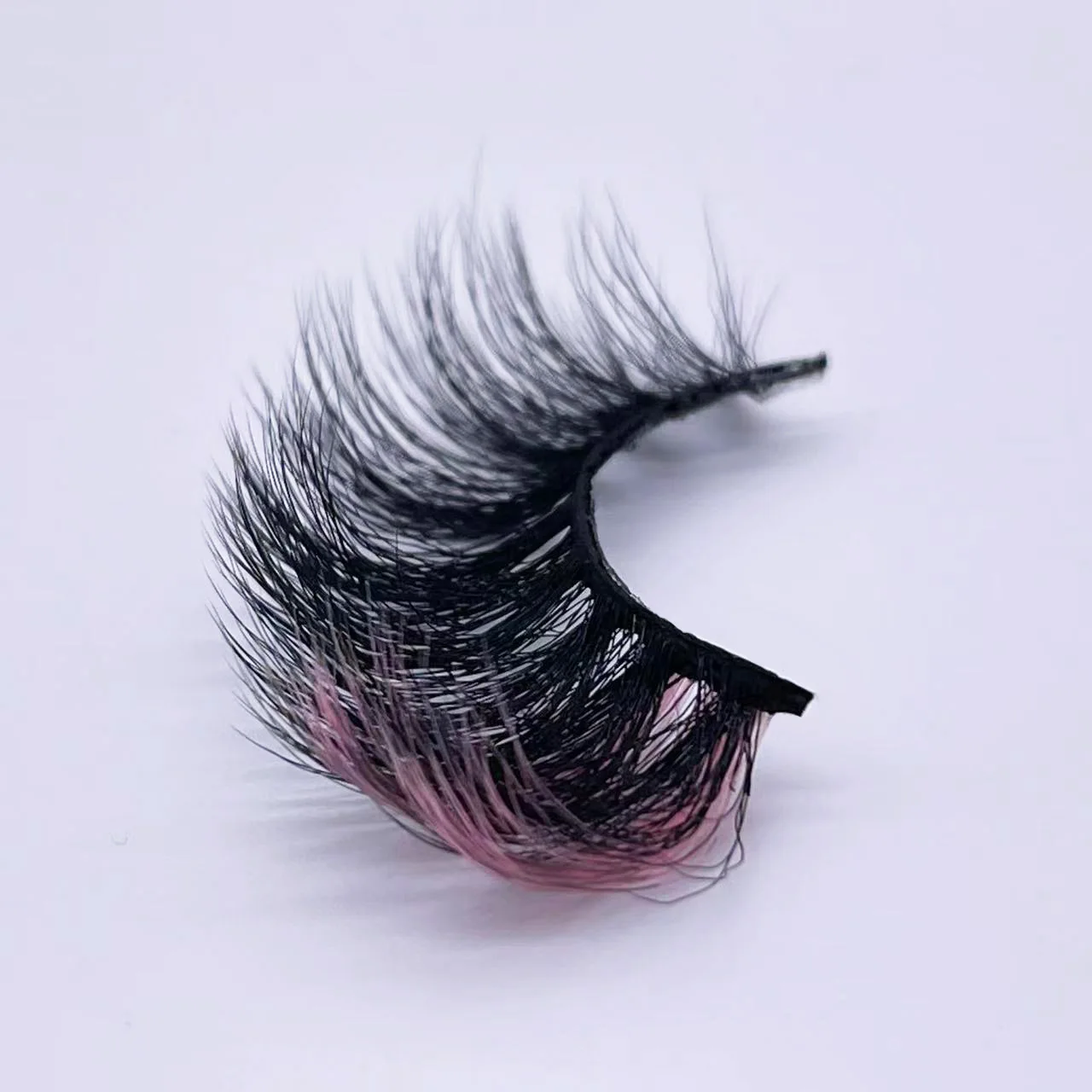 20mm Farbe Falsche Wimpern Flauschige Wimpern Farbige ecke Chaotisch Lange Make-Up Großhandel 3D Nerz Lash Bunte Mixed Faux Cils anbieter