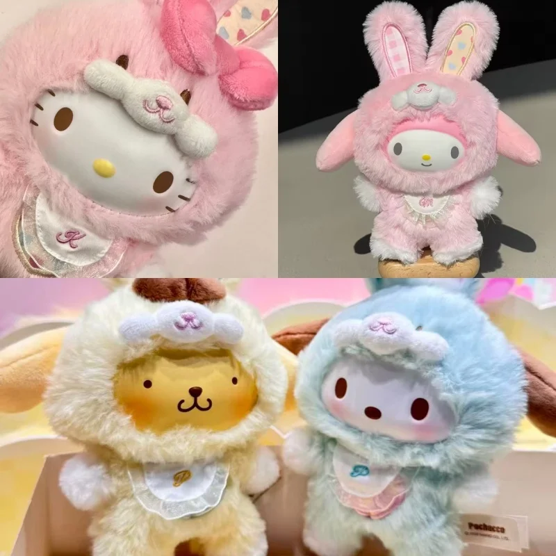 

Sanrio мультфильм эльф кролик серия слепая коробка Kuromi Hello Kitty 3 поколения виниловая кукла милые плюшевые игрушки детские игрушки Рождество