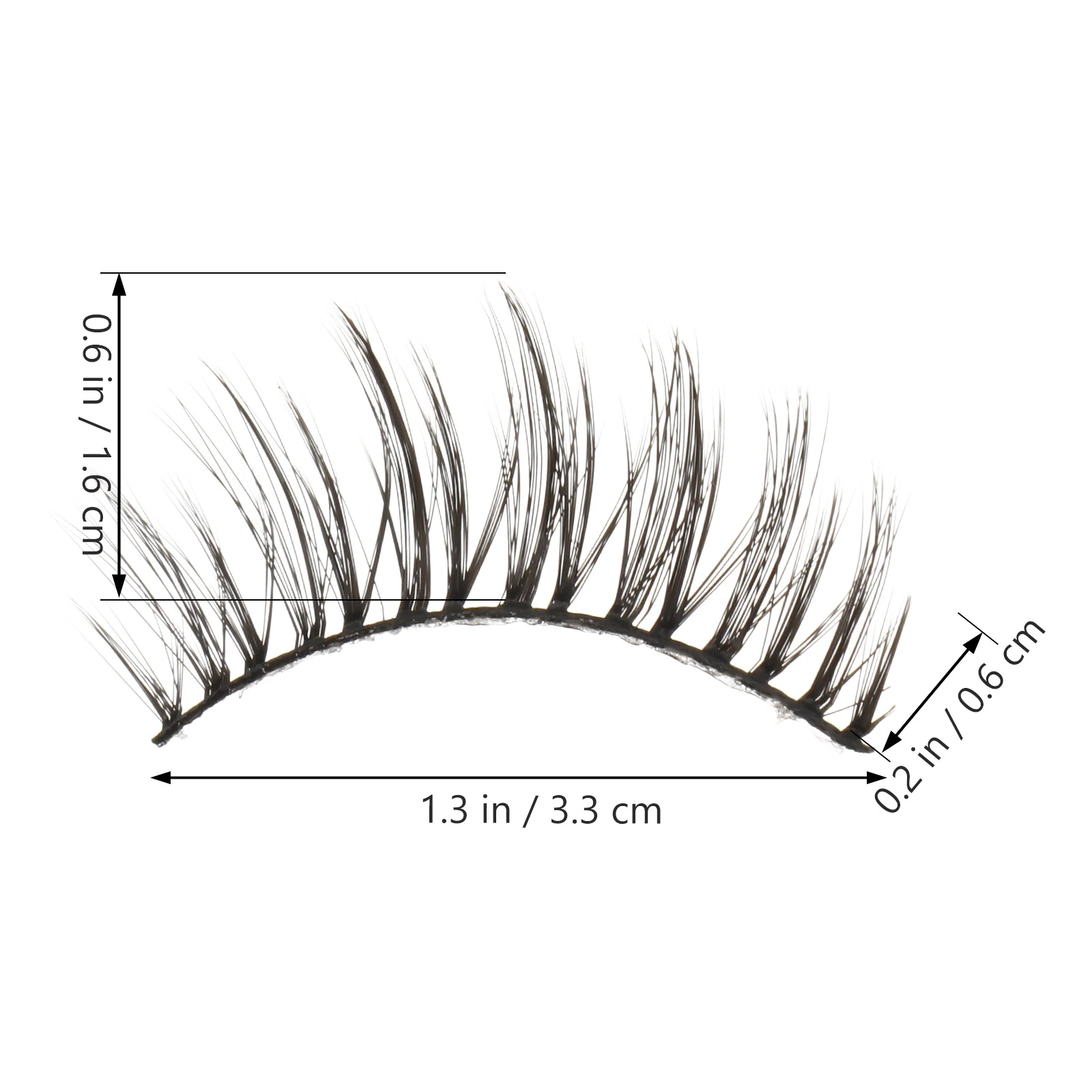 Faux cils 6D, cheveux faits à la main, Design croisé épais, aspect naturel pour fête de mariage, vie nocturne, usage quotidien, outil de maquillage