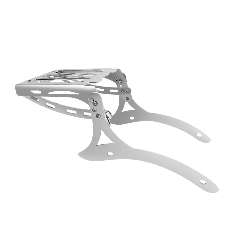 Motorcycle Chrome Detachable Sissy Bar Backrest Luggage Rack For LIFAN LF250-D LF250-E V16