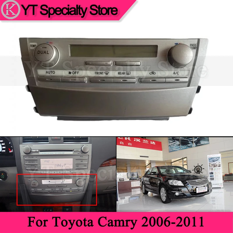 

Kamshing (second-hand) Air Conditioner Control Panel For Toyota Camry 2006-2011 Air Condition Switch Knob A/C Switch