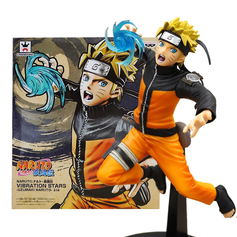 19cm Anime Vibration Sterne Uzumaki Naruto Shipp uden Rasen gan Kampf Form Modell Spielzeug Geschenk Sammlung Action figur PVC