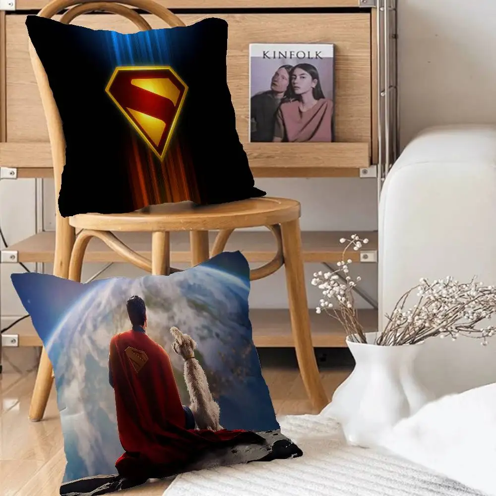 

Movie S-Superman Cushion Cover Pillowcase Upholstery Sofa Throw Pillow Home Decor Pillowcas
