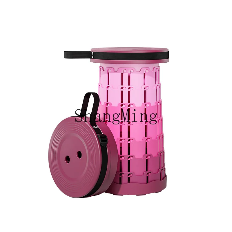 

DSA Mini Mountain Camping Supplies Solid Portable Retractable Stool Multifunctional Plastic Folding Stool Chair