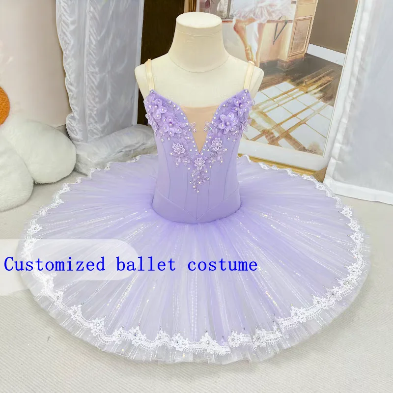 Customized Ballet Skirt Silver Fairy Sleeping Beauty Ballet Skirt Performance Skirt Picture Elastic Regular Edition