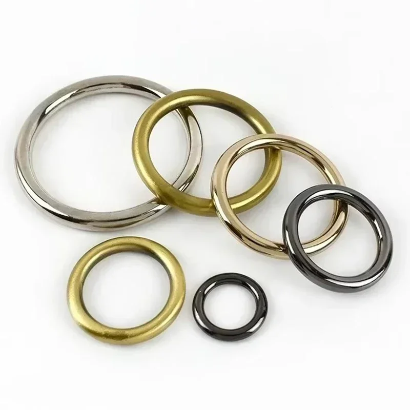 10/20Pcs 20/25/32/38/50mm O Ring Metal Buckles Bag Strap Adjust Hook Webbing Connection Buckle Rings Clasp Sewing Accessories