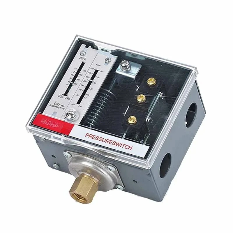 Boiler Steam Pressure Switch (15-300 psi) - Adjustable Controls & Limits System Pressure for Oil & Water Tower LF56