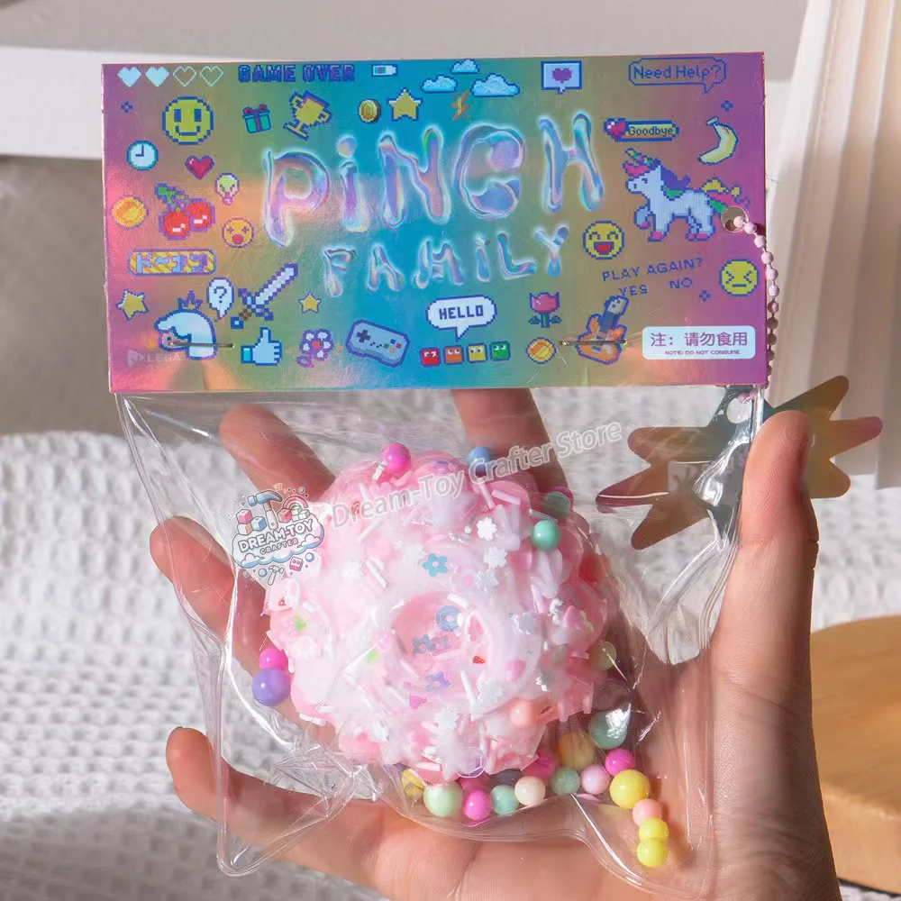 Taba Squishy ตารางเค้กบีบของเล่นสมจริงขนม Fidget ของเล่น Anti-Stresses Decompression น่ารักจําลองความเครียดบรรเทา