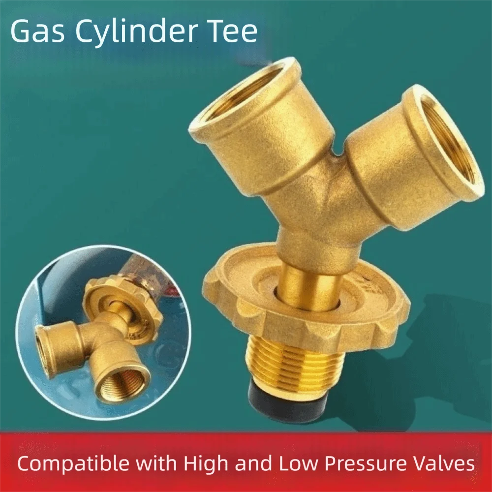 

Латунные фитинги клапанов Y-образной формы с переключателем Трехходовой клапан Восстановление пожарной плиты 4-точечный смеситель газового газа Бак сжиженного газа