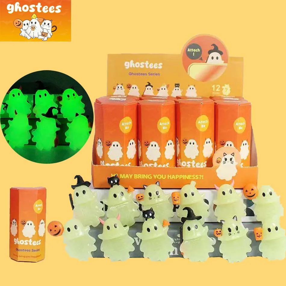 2025 On Christmas Eve Small Figurines for Phone Buddy Smartphone Figurine Halloween Mini Model Doll Peel-and-stick Ornament Gift