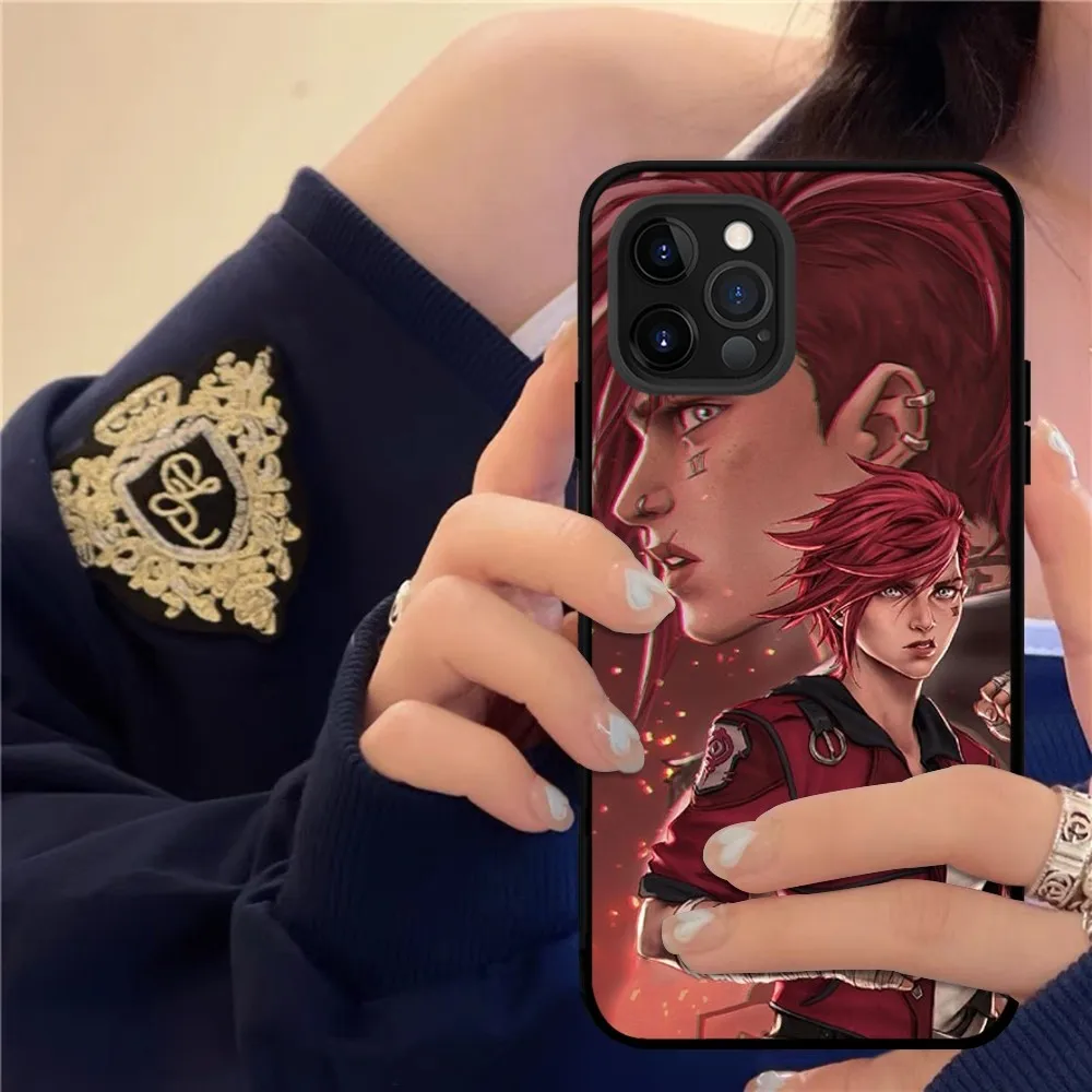 Arcane Cartoon Vi Phone Case For IPhone 16 15 14 11 12 13 Mini Pro XS Max Cover 6 7 8 Plus X Funda Shell