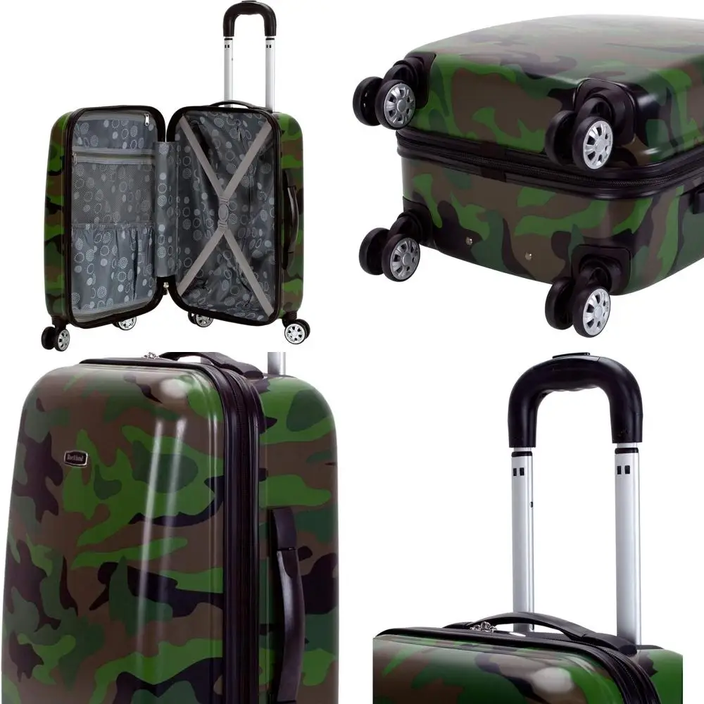 

Camo Rockland 3-Piece Hardside Spinner Luggage Set: 20, 24, 28