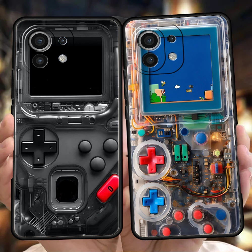 Gaming Console In Phone - Painted Gaming Consoles Phone Case for