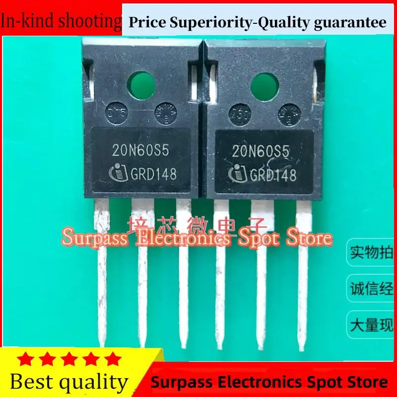 50PCS-100PCS  SPW20N60S5 20N60S5  TO-247 600V 20A MOS Price Superiority-Quality guarantee