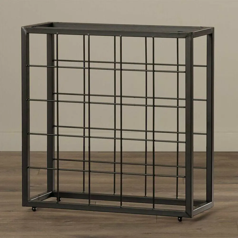 YEVA METALL 25 Flasche Rustikalen Metall Wein Rack