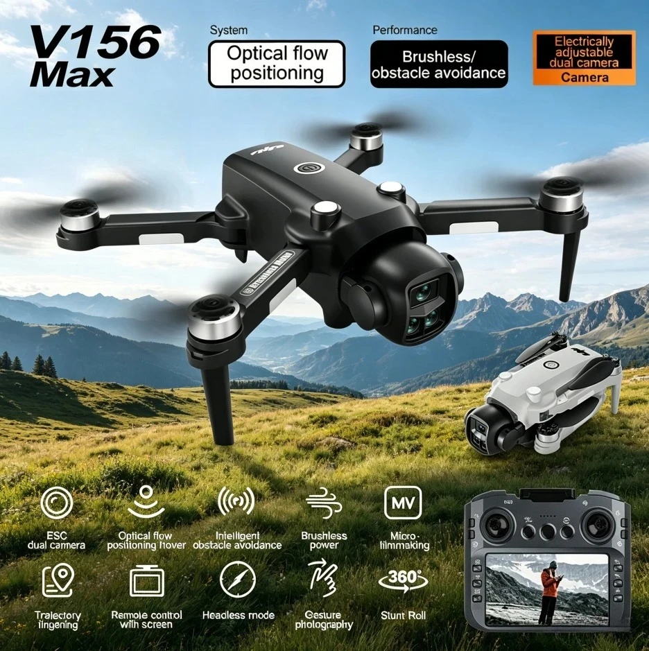 Drone Gimbal Brushless - Originele V156 MAX 4K 8K Drone