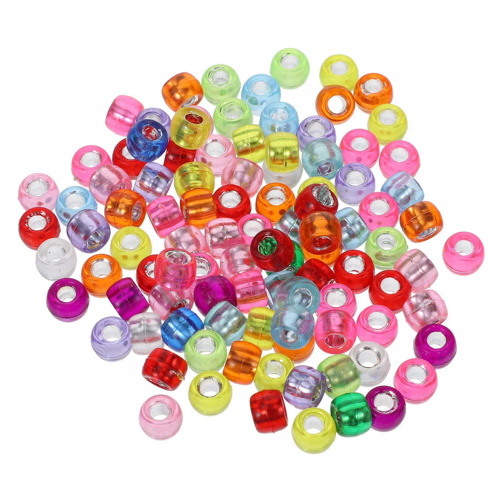 

1000pcs Barrel Beads Jewelry Material DIY Necklace Bracelet Making Spacer Beads Skin Friendly Craft Supplies Elegant Accessories
