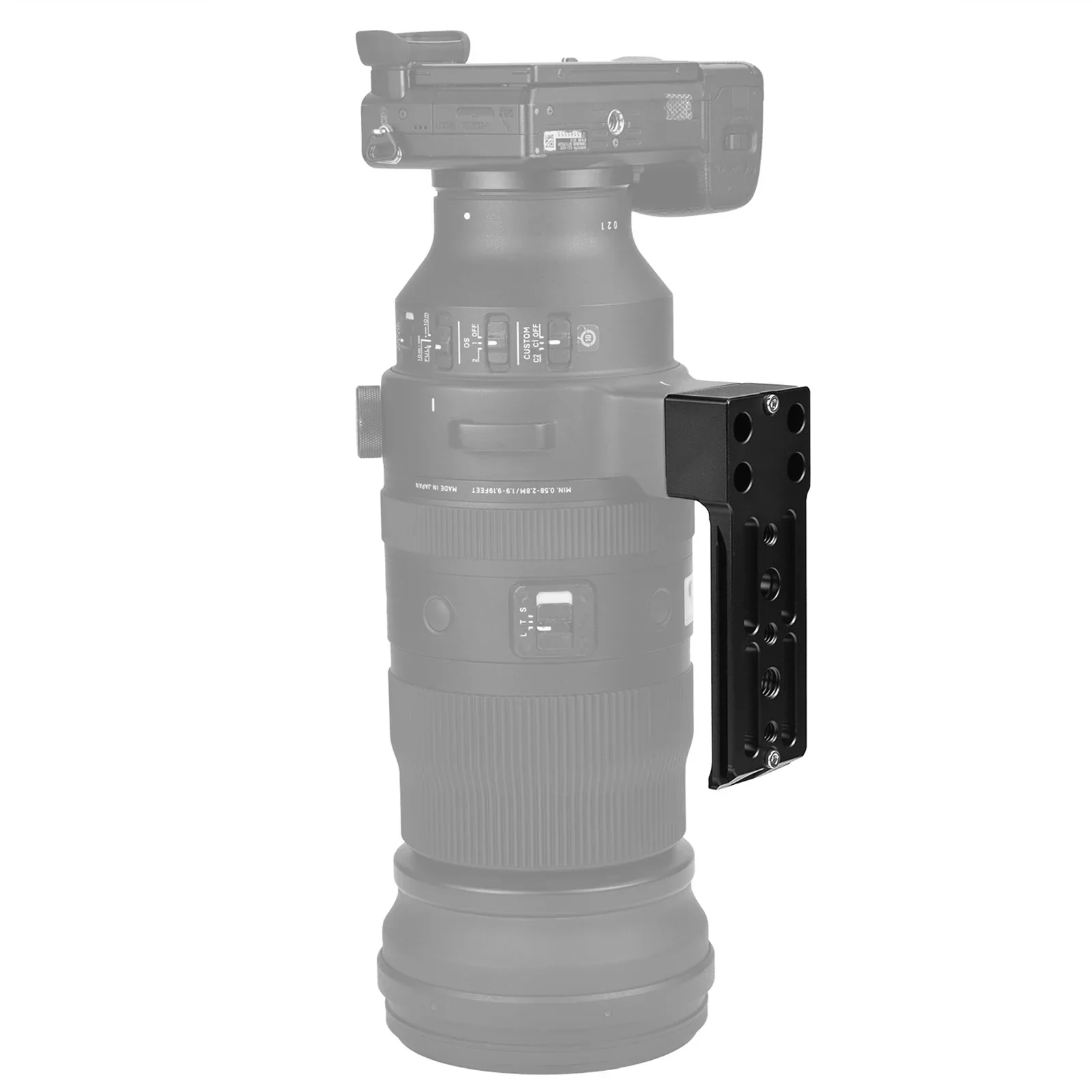 Lens Collar Replacement Foot W/ Arca QR Plate Replace for Sigma 500mm F/4 DG OS HSM 60-600mm F/4.5-6.3 DG DN OS Sports 150-600mm