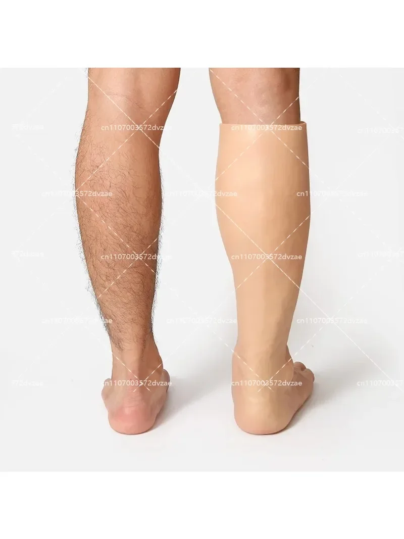 1 Pair Silicone Fake Legs Feet  with Realistic Human Skin Touch for Cosplay Artificial Scar Cover Simulation Human Skin Texture