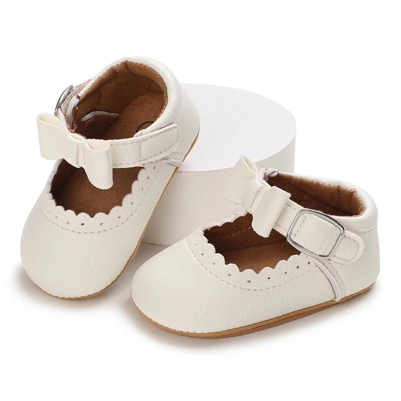 

6-цветные весенне-осенние повседневные туфли из искусственной кожи в стиле ретро для маленьких девочек, свадебное платье принцессы, прогулочная обувь, мягкая резиновая противоскользящая подошва