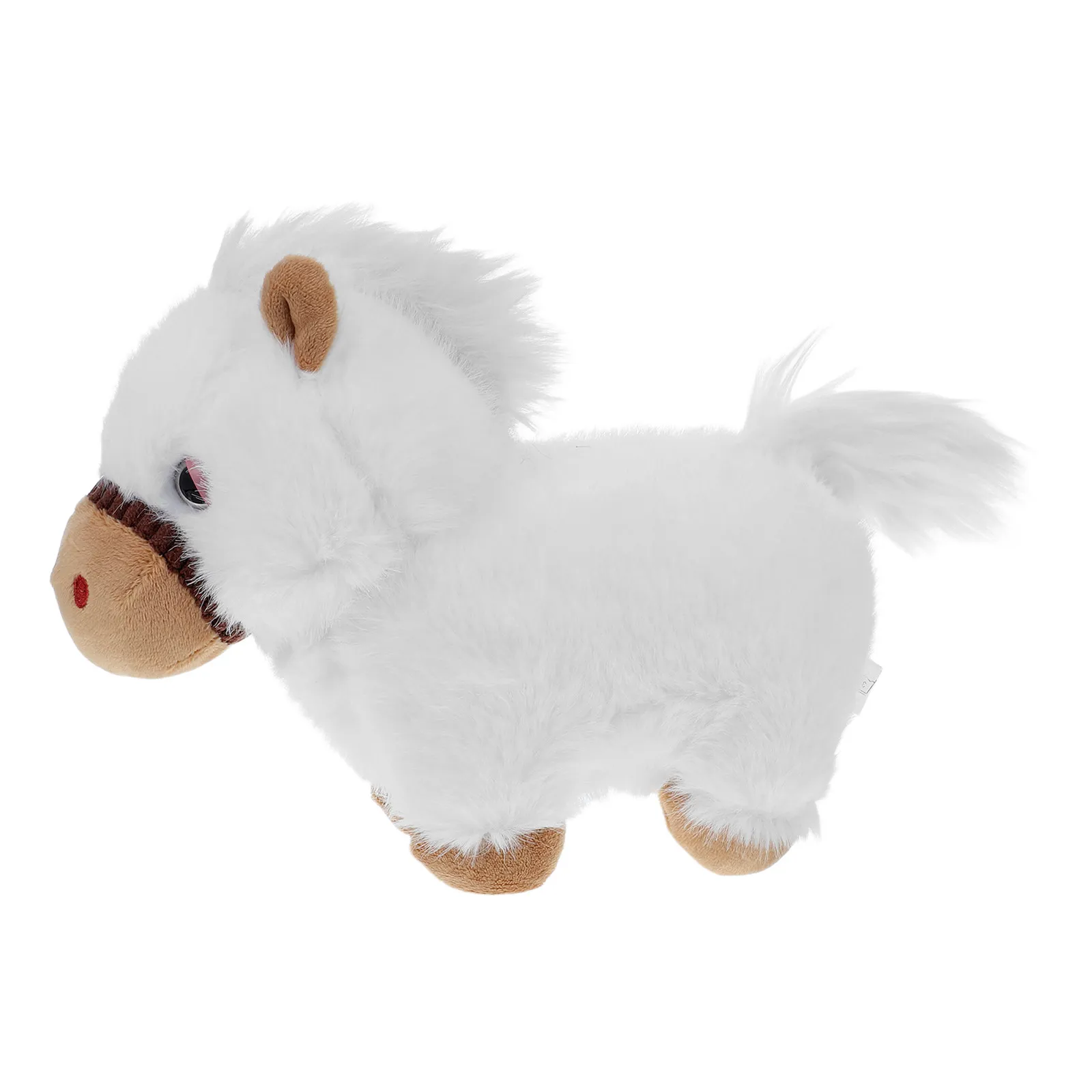 Objeto Decorativo de Caballo Detallado de 25 cm, Tema del Año del Zodiaco Chino 2026, Adorno Decorativo para Espacios Habitables, Regalo para Habitación Infantil