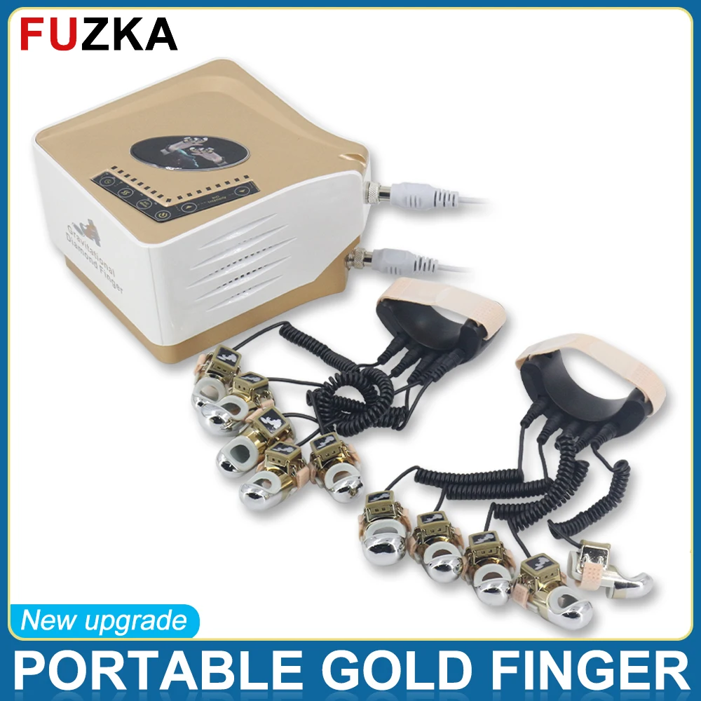 2024 Portable Bioelectric Massager Face Lifting Microcurrent Ten Golden Finger Matching Massage EMS Beauty Device