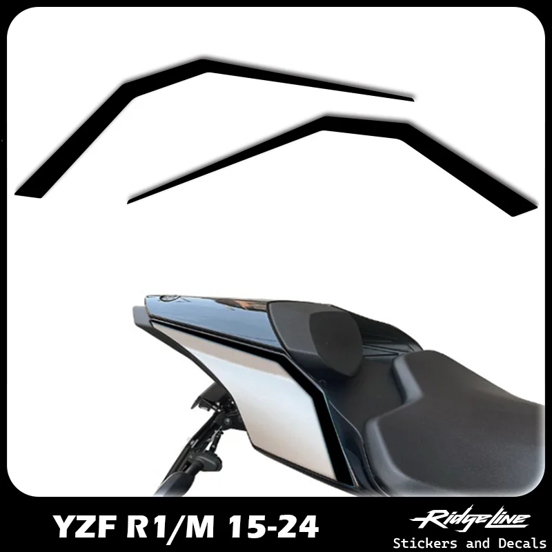 Motorcycle Fairing Rear Tail Line Sticker Decal For YAMAHA YZF R1 R1M 2015-2024