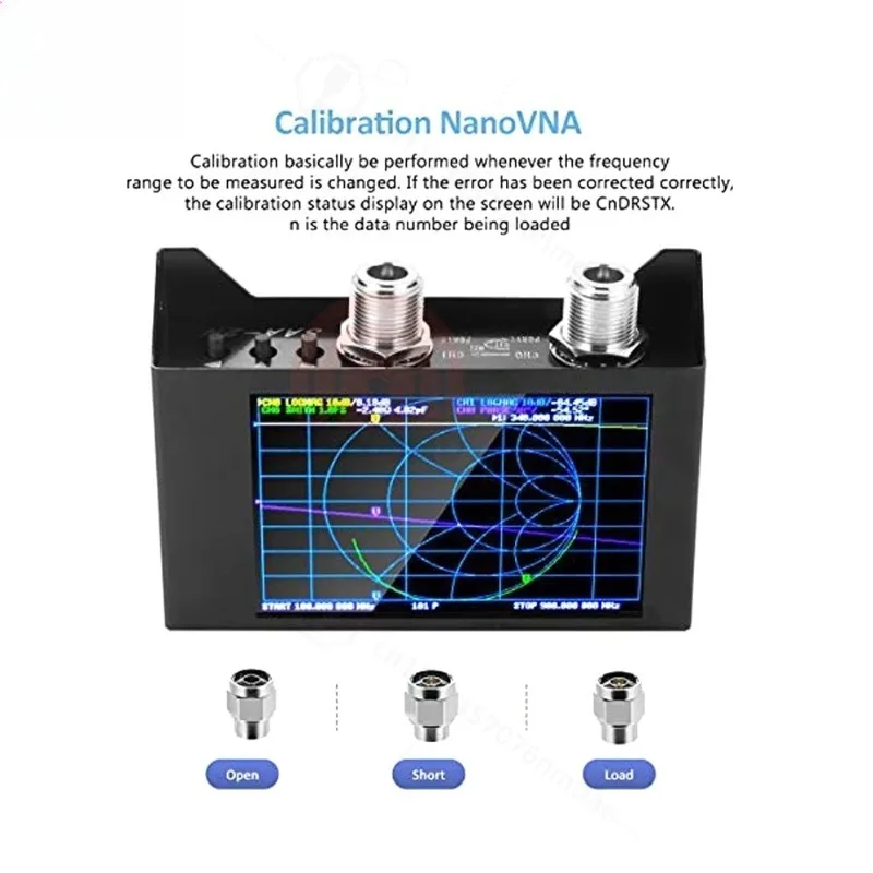 4 inch 3G NanoVNA V2 Antenna Analyzer Vector Network Analyzer NanoVNA SAA-2N V2 50KHz-3GHz HF VHF UHF Built-in 3000mAh Battery
