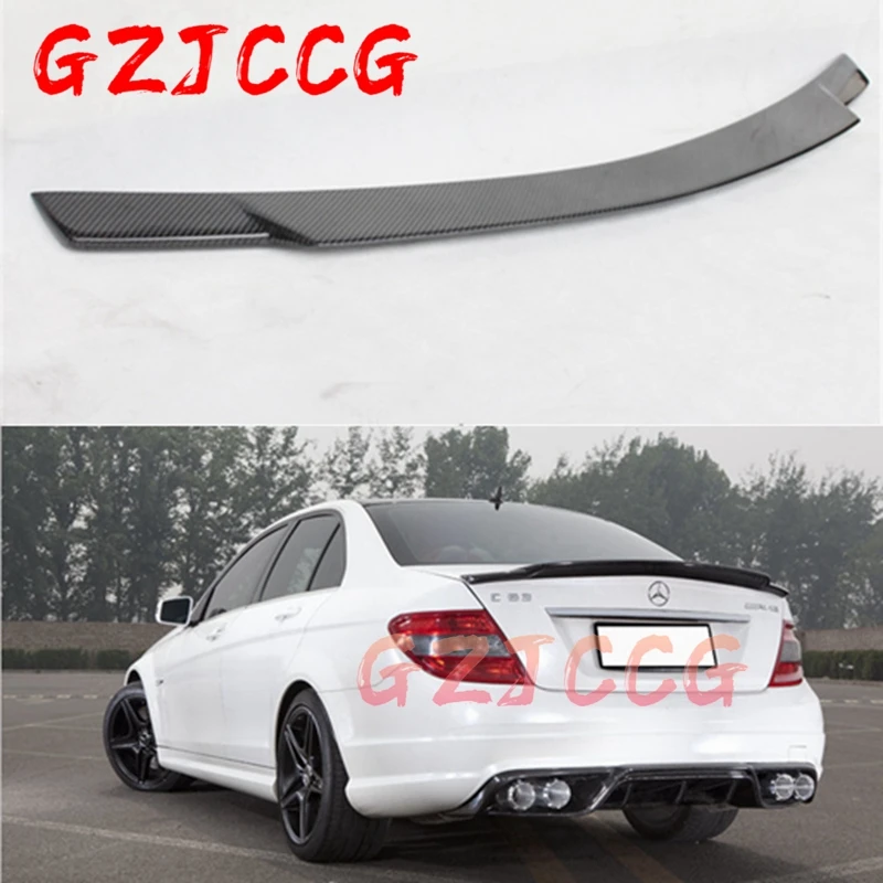 

Carbon Fiber Rear Trunk Spoiler Wing For Benz W204 Spoiler C Class C200 C250 C300 C350 C63 4-Door 2007-2014