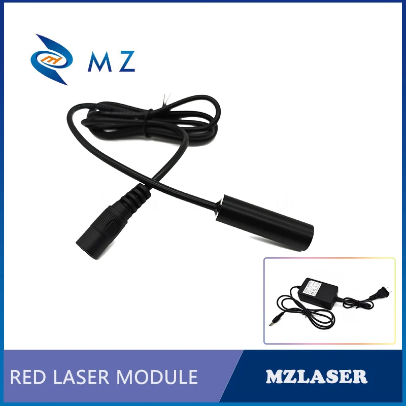 High Stability PMMA Lens 12mm Diameter 670nm 3V 10mW Red Line Laser Module With Adapter