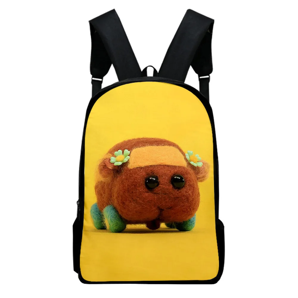 Trendy Popular Funny PUI PUI Notebook Backpacks pupil School Bags 3D Print Oxford Waterproof Boys/Girls Laptop Backpacks