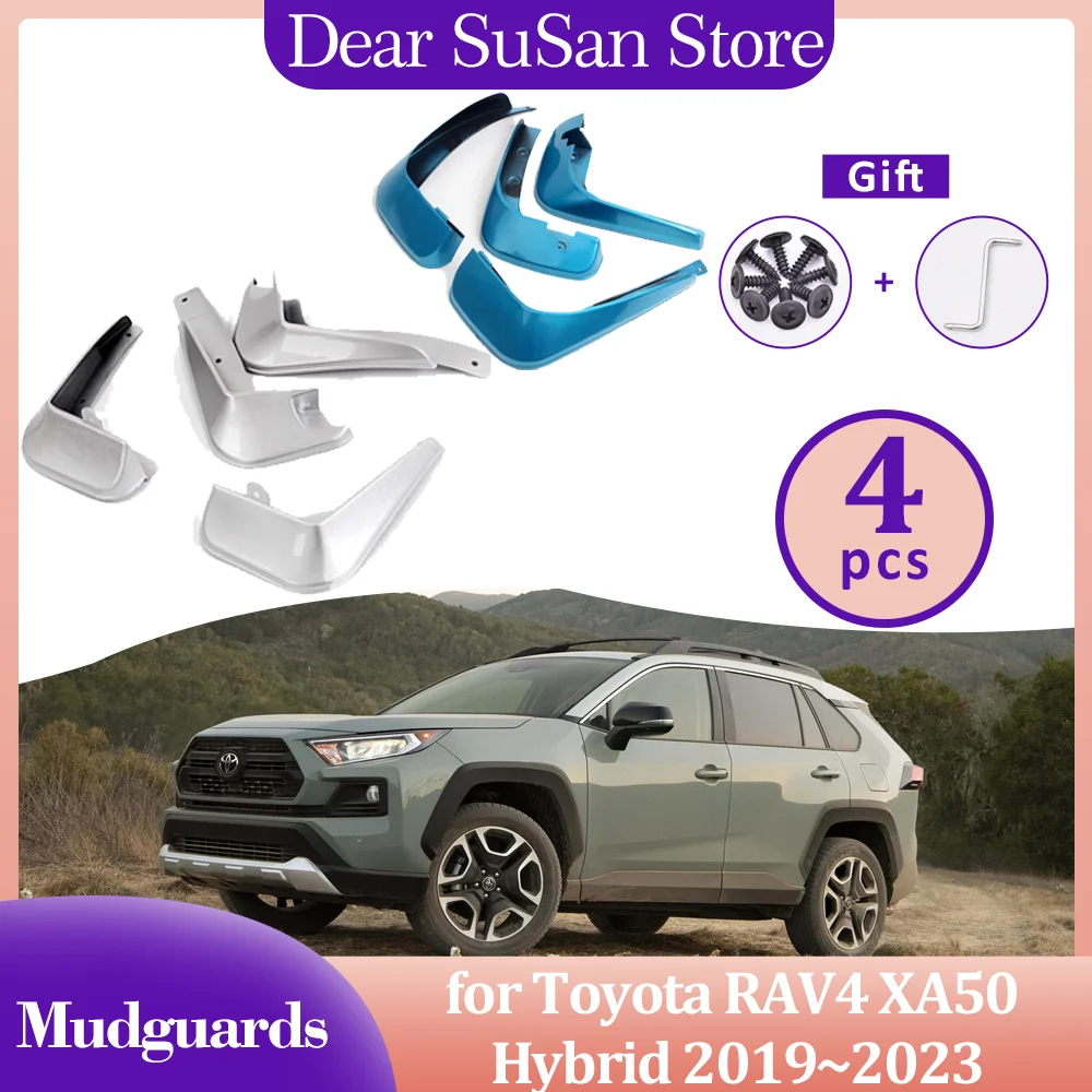 for Toyota RAV4 XA50 Hybrid Adventure 2019~2023 Suzuki Across Mudguards Fender Flares Mud Flap Splash Cover Spoiler Accessories